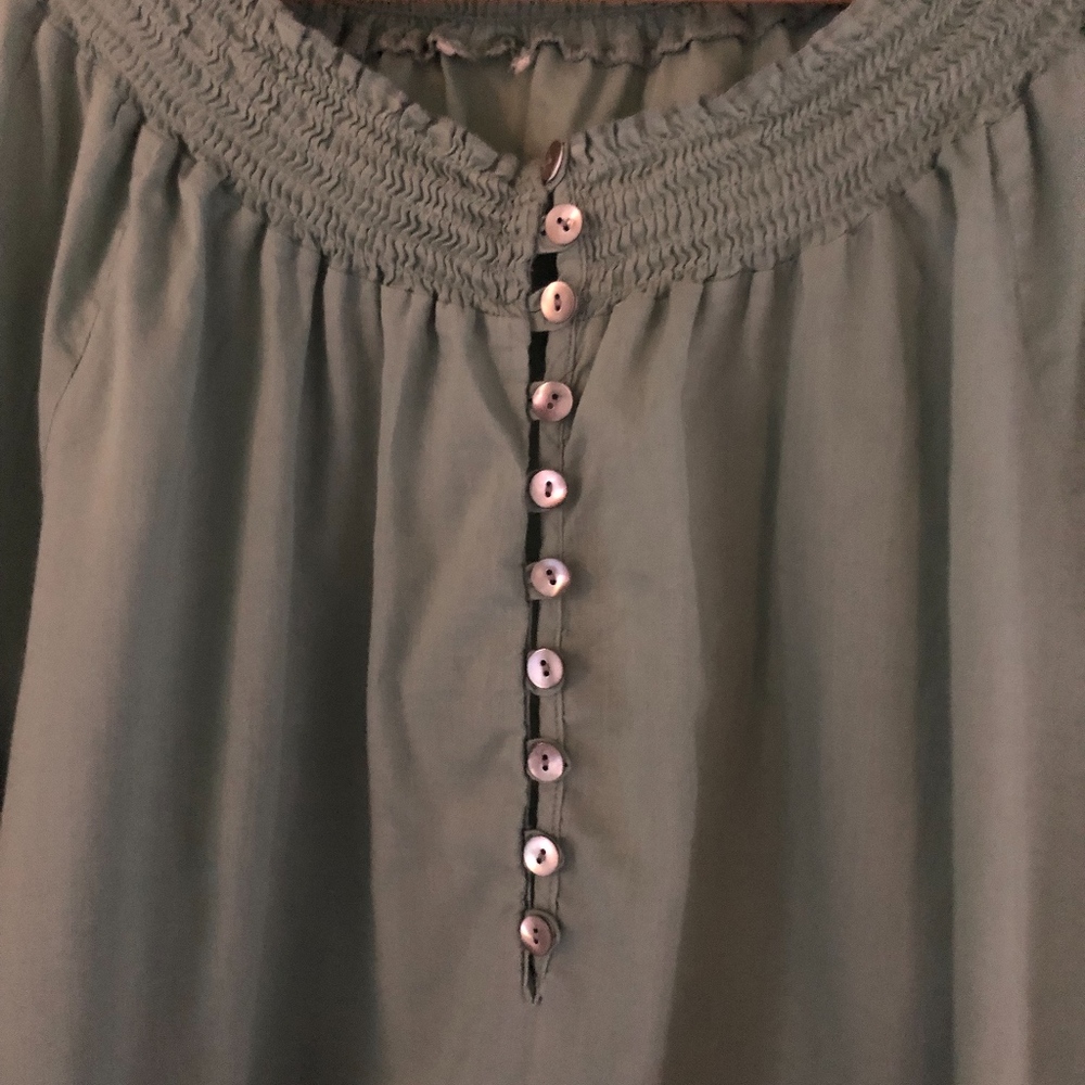 J Jill Cotton boho top - Picture 4 of 5